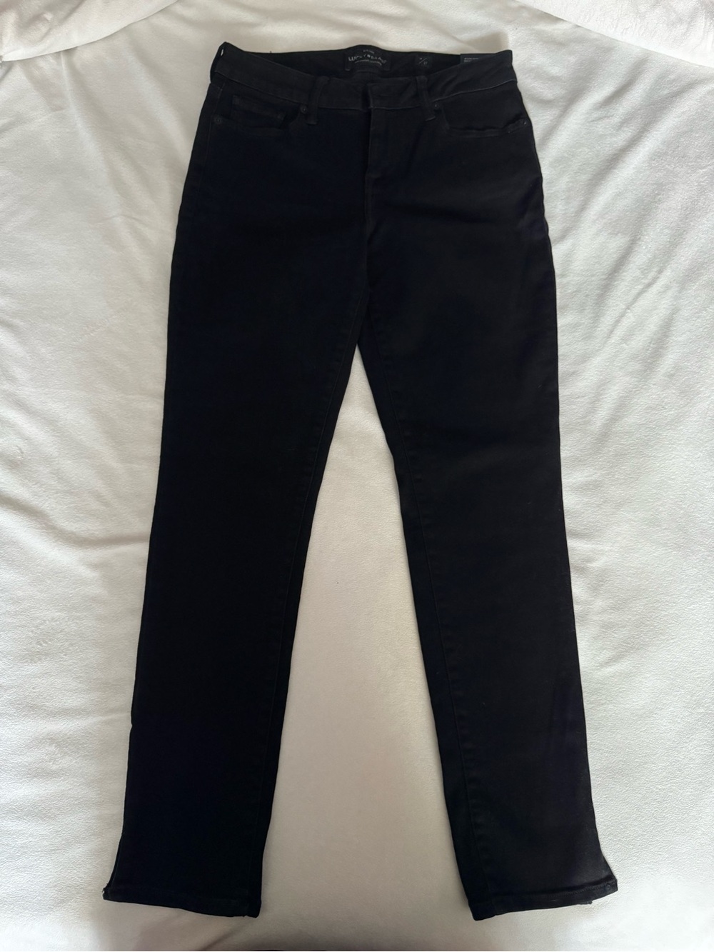 LUCKY BRAND Black Lolita Super Skinny Mid Rise Curvy Fit Jeans